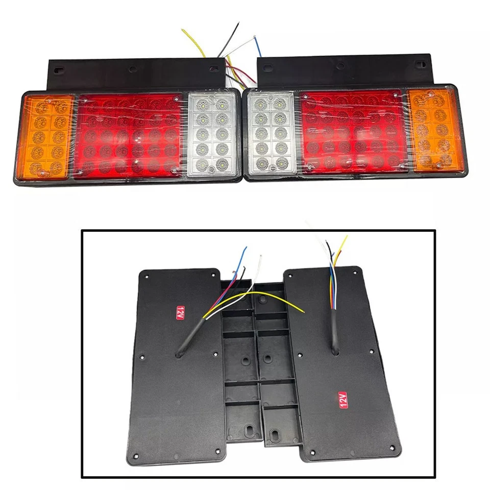 2pcs 50 LED Rear Tail Light For GMC For Isuzu Elf Truck NPR NQR NRR NKR NHR L+R. - Image 4 of 4