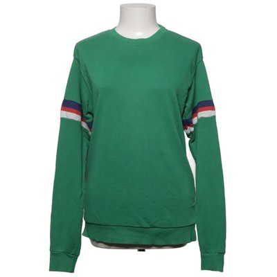 Bershka, Sweatshirt, Größe: M, Grün, Baumwolle/Polyester, Streifen, Sweat #vJa