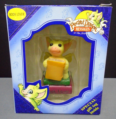 pocket dragons .  ''BOOK LOVER'' 2000 Nachricht.  Neuwertig. Verpackt. Selten