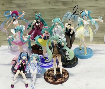 Hatsune Miku Figur 10er Set Sammelfiguren Anime voll funktionsfähig Japan