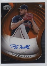 2022 Topps Chrome Black Orange Refractor 14/25 Kyle Muller #CBA-KMU Auto nd3