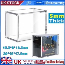 Premium Acrylic Display Case for Pok&eacute;mon Booster Box Elite Trainer Magnetic Lid