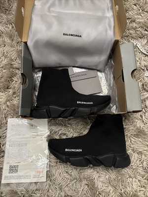 Balenciaga Speed Trainer Gr. 37-38 Herren Sneaker Schuhe Schwarz Neuwertig