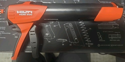 #ad #ad Hilti Manual Dispenser HDM 500 Black HIT CB 500 Cartridge New $99.99