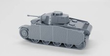 Modelo de tanque húngaro Toldi III 43M impreso en 3D 1/72 sin pintar
