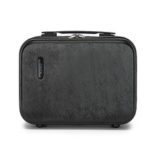 Black 12Inch Portable Hard Shell Travel Vanity Case Small Organiser Case ABS+PC✈