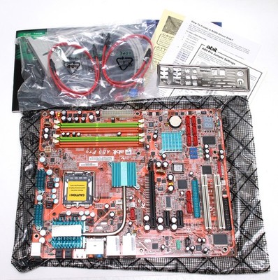 ABIT AB9 Pro LGA775 Socket Intel Motherboard V1.0 w/ I/O Shield Manuals Cables