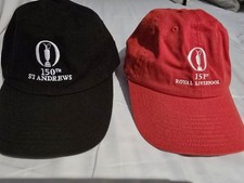 Men's Golf 'The Open 150th & 151st' Official Baseball Caps (used).