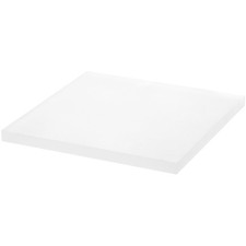 Plymor Frosted Square Acrylic Display Base, 7" W x 7" D x 0.375" H