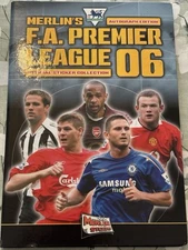 Merlin FA Premier League 06 Hardback Binder COMPLETE Rare Complete Certificate