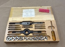 Keystone Reamer & Tool Co. Tap & Die Set w/ 23 Pieces & Case Machinist Tools USA