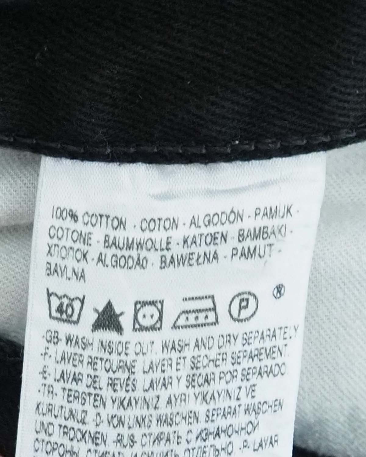 Levi's 751 Mens Jeans Size W36/L32 Black Cotton Standard Fit Vintage image 5