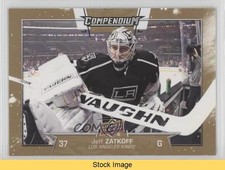 2017-18 Upper Deck Compendium Gold Jeff Zatkoff #123 READ i8h