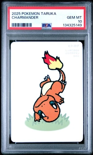 2025 POKEMON TARUKA CHARMANDER PSA 10