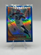 Cedric Benson #C181 Blue Refractor /199 - 2010 Topps Chrome - Cincinnati Bengals