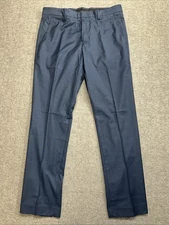 perry ellis mens dress pants Blue Size 30X29 Slim Fit Flex Stretch