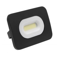 Outdoor Light Black 30w LED Low Energy Floodlight Cool White 4000K Flood 2400 Lm