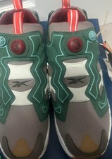 Rare REEBOK INSTAPUMP FURY BOOST X BBC GREEN UK7.5 ltd edition BNIBWT 