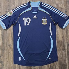 2006 Adidas Argentina Away Soccer Jersey Lionel Messi Men M Miami PSG Barcelona