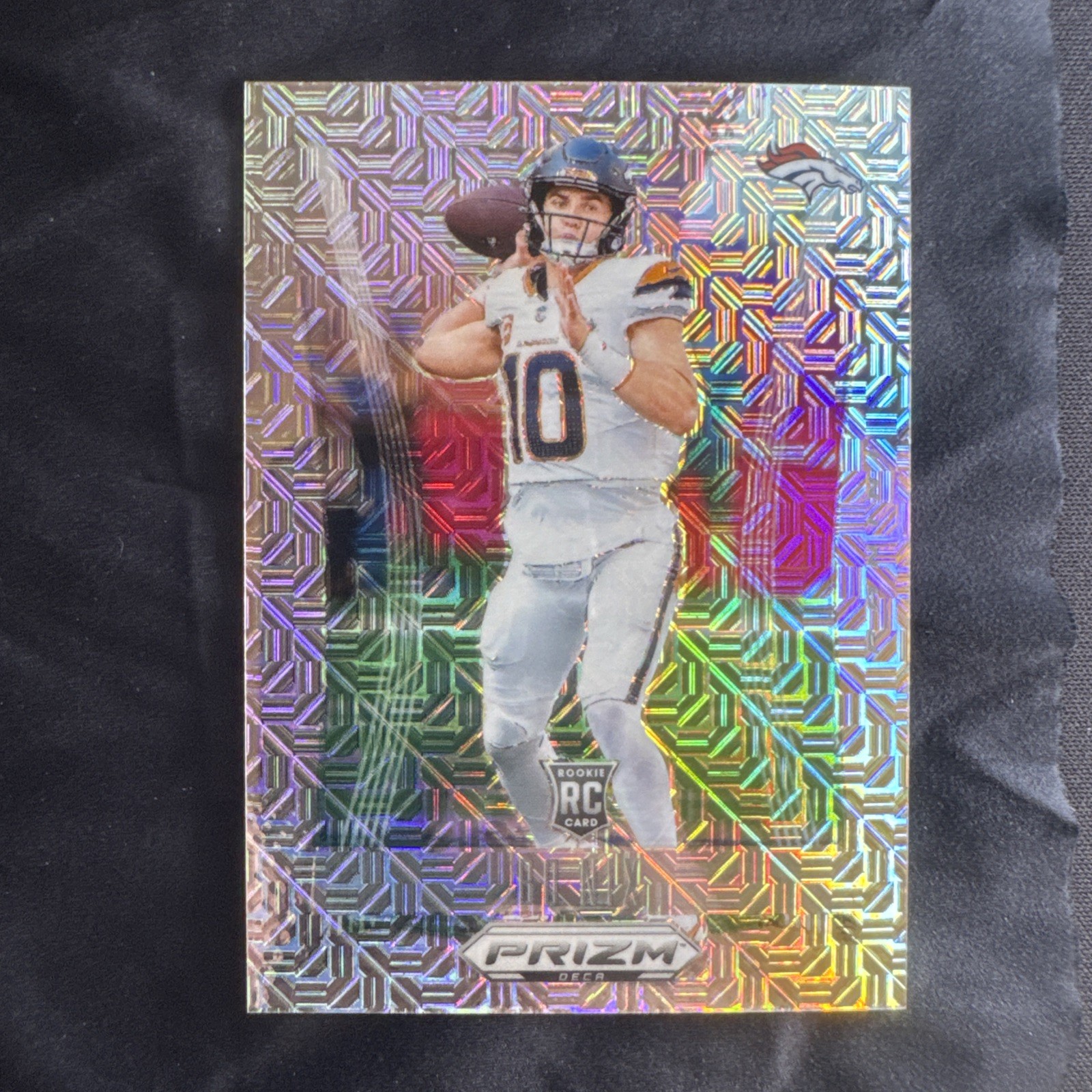 2024 Panini Prizm Deca Bo Nix True Mojo PRIZM 05 /30  Rookie Denver Broncos RC