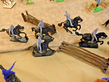 5 CW Confederate Cavalry unpainted IMEX 54mm 1 pose on BK Horses Feb. Listing