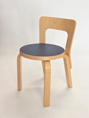 Alvar Aalto Artek Chair N65 Finland Birch Original