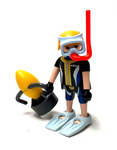 Playmobil Unterwasser-Welt * Taucher / Mann * Flossen Schnorchel Aqua-Scooter