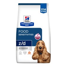 Hill's z/d Skin/Food Sensibilities Comida seca para perros, pollo hidrolizado, 17,6 lb