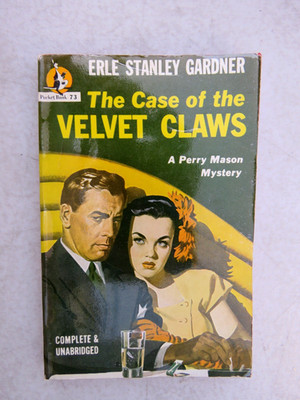 The Case of the Velvet Claws by Erle Stanley Gardner Perry Mason Pocket PB 1948