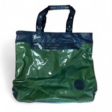 Borsa donna Kipling Fergie Collab in vinile verde e nero