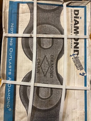 Diamond Chain C2100H 10FT Riveted Double Pitch Roller Chain USA