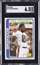 1978 TOPPS #117 RICK UPCHURCH SGC 6.5
