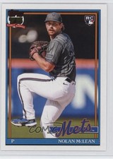 2026 Topps Series 1 1991 Topps Baseball Nolan McLean #T91-63 Rookie RC