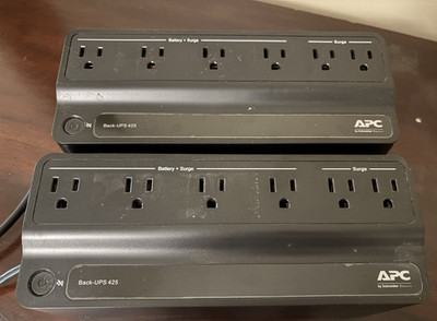 UNINTERRUPTIBLE POWER SUPPLY ( UPS) AND SURGE PROTECTOR APC BACK-UPS BE425M - 2