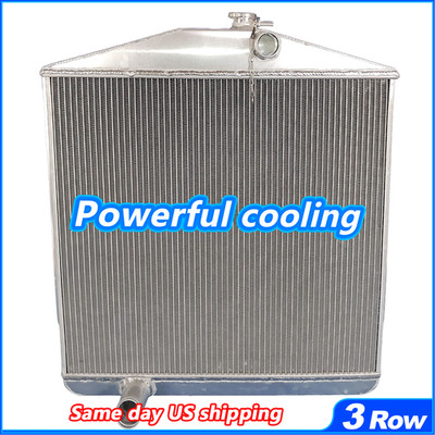 Fit 1954-1956 Oldsmobile 88, Super 88,98,Starfire Manual Cooling Radiator 3-Rows