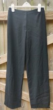 Giorgio Armani Black Wool Made In Italy Borgo 21 Wide Leg Dress Trousers Read 