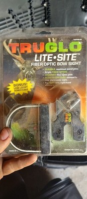 Truglo Lite Site Fiber Optic Bow Sight New Unused