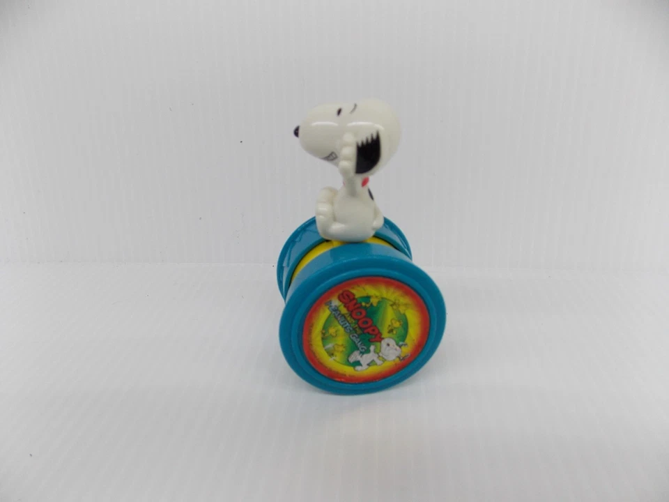 Wendy’s Kids Meal Snoopy & the Peanuts Gang Snoopy Wheel Wobbler Spinner 1998 - Image 3 of 4