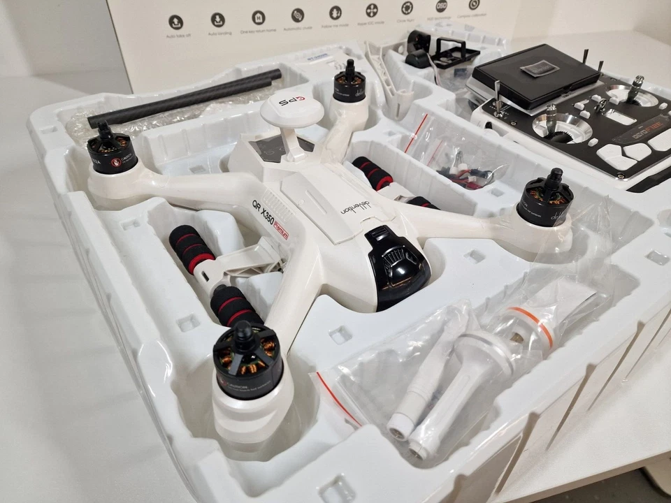 Walkera QRX350 Premium RTF F12E G3D Drohne FPV Quadrocopter UVP 1299€ OHNE AKKU! - Bild 4 von 4