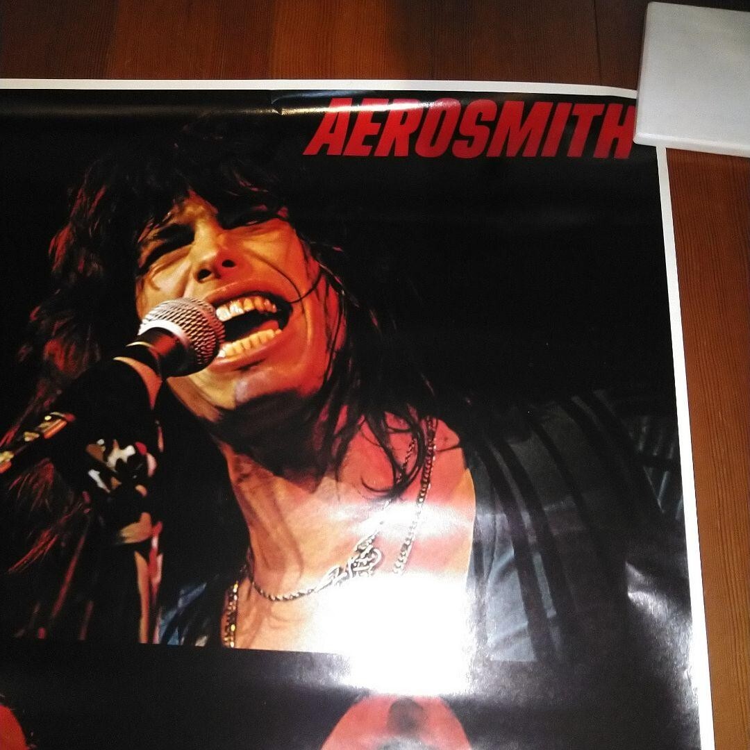 AEROSMITH / Vintage 1980s CBS Sony Japan Original Promo Poster B1