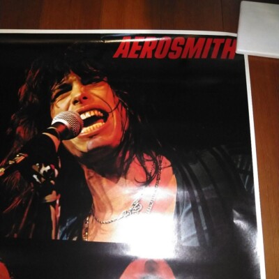 AEROSMITH / Vintage 1980s CBS Sony Japan Original Promo Poster B1