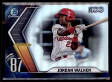 2022 Bowman Top 100 Jordan Walker St. Louis Cardinals #BTP-87