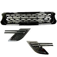 Fit Range Rover Sport L494 Dynamic Gloss Black Front Grille Side Vents 2013-17