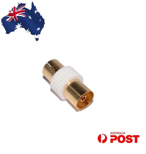 RF Coaxial Female To Female Socket TV Aerial Cable Coupler Adaptor Connector - Picture 2 of 3
