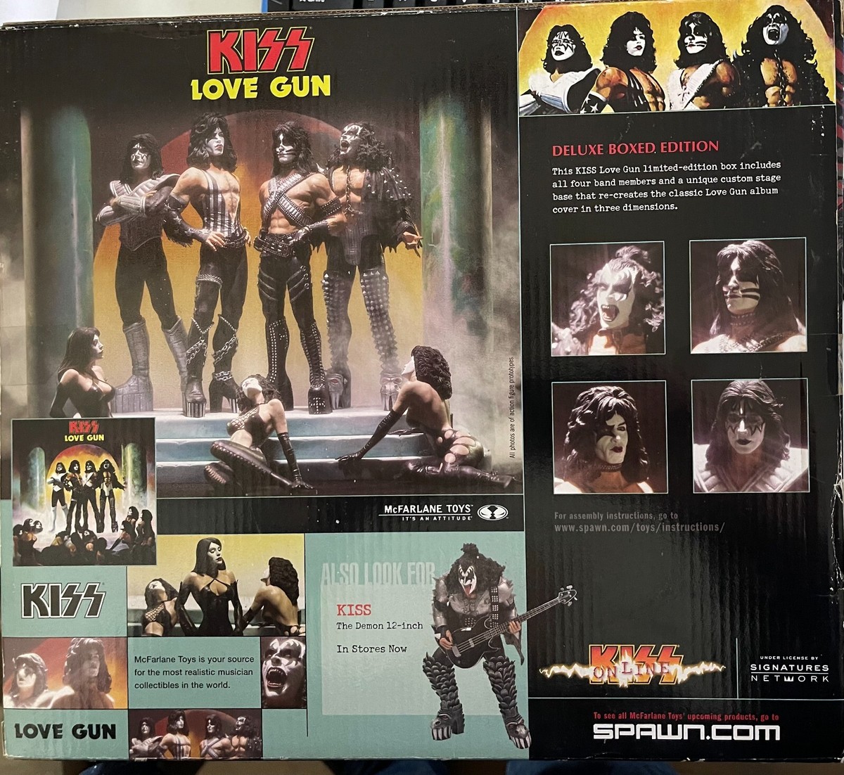 McFarlane KISS LOVE GUN DELUXE BOX SET LIMITED EDITION McFarlane KISS LOVE GUN DELUXE BOX SET LIMITED EDITION