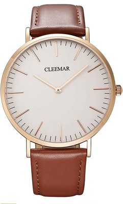 GOLD CARP Men Watches Leather Ultra-Thin dial Quartz Waterproof Elegant Stylish