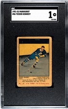 1951-52 PARKHURST #86 TEEDER KENNEDY SGC 1 8319585