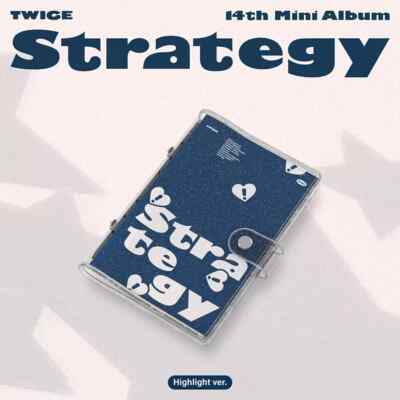 TWICE [STRATEGY] 14th Mini Album HIGHLIGHT Ver/CD-R+Diary+6 Sticker+2 Karte+GIFT