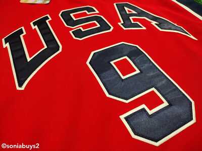 Nike Men's JORDAN USA Legends Dream Team Basketball Jersey, Red