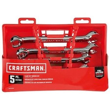 New Craftsman 5 Pcs Full Polish Metric Lineflare Nut Wrench Set Mm